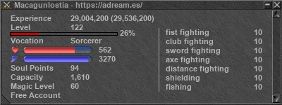 Signature for player Macagunlostia