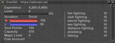 Signature for player Overlist